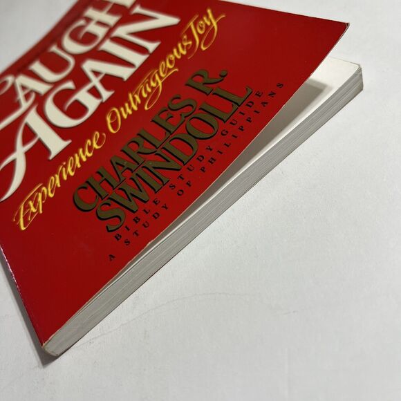 Maybe it's Time to Laugh Again Paperback By Charles R Swindoll Bible Study Guide - Picture 7 of 9